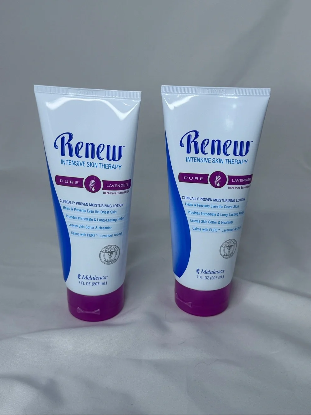 Melaleuca Renew Lotion - Pure Lavender 2 tubes 7 fl oz new & sealed